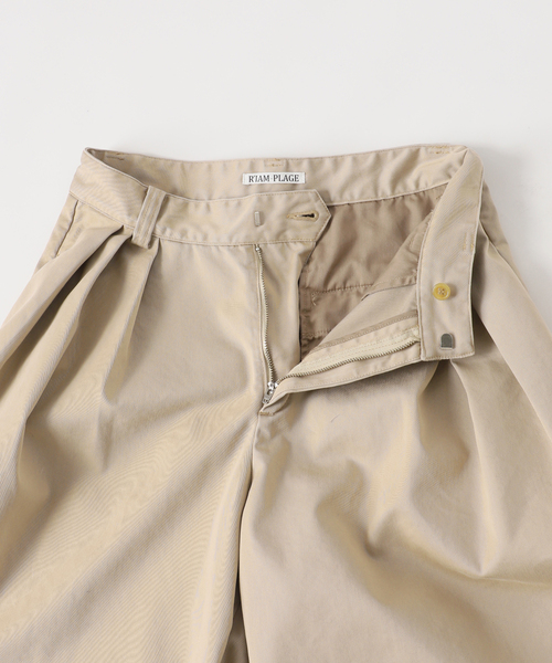 plage（プラージュ）の「《追加》R’IAM Super wide CHINO パンツ（チノパンツ・レディース・ベージュ・34/36/38）」の21枚目の写真