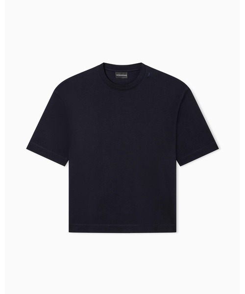 EMPORIO ARMANI(エンポリオアルマーニ)の「<オンライン限定>【エンポリオ アルマーニ】MOURNING DOVE リラックスフィット Tシャツ(Tシャツ/カットソー・メンズ・ネイビー/ブラウン・LARGE/MEDIUM/SMALL/X-SMALL/XX-LARGE/X-LARGE)」の2枚目の写真