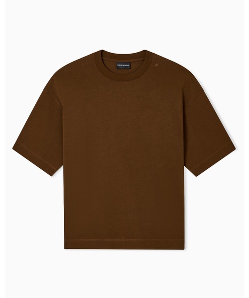 EMPORIO ARMANI(エンポリオアルマーニ)の「<オンライン限定>【エンポリオ アルマーニ】MOURNING DOVE リラックスフィット Tシャツ(Tシャツ/カットソー・メンズ・ネイビー/ブラウン・LARGE/MEDIUM/SMALL/X-SMALL/XX-LARGE/X-LARGE)」の3枚目の写真