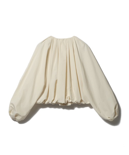 ESTNATION（エストネーション）の「ESTNATION / タックギャザー バルーンブルゾン（ブルゾン・レディース・オフホワイト/ブラック・FREE）」の3枚目の写真