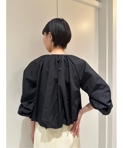 ESTNATION（エストネーション）の「ESTNATION / タックギャザー バルーンブルゾン（ブルゾン・レディース・オフホワイト/ブラック・FREE）」の22枚目の写真