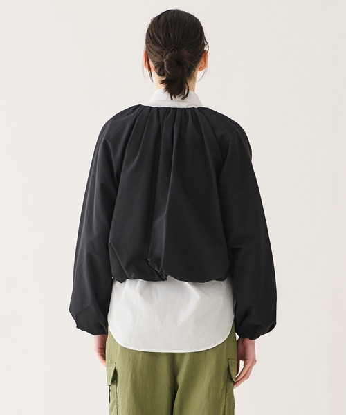 ESTNATION（エストネーション）の「ESTNATION / タックギャザー バルーンブルゾン（ブルゾン・レディース・オフホワイト/ブラック・FREE）」の16枚目の写真