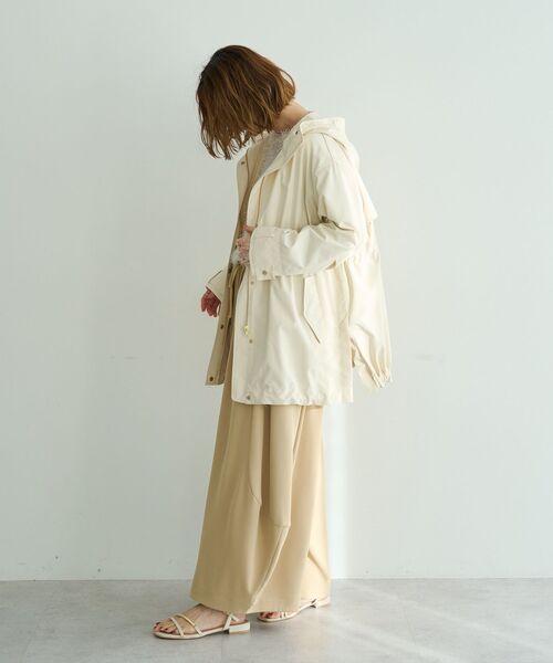 Editt by YECCA VECCA(エディットバイイェッカヴェッカ)の「コクーンドレープワイドパンツ(その他パンツ・レディース・ベージュ/ブラック/ライトベージュ・FREE)」の22枚目の写真