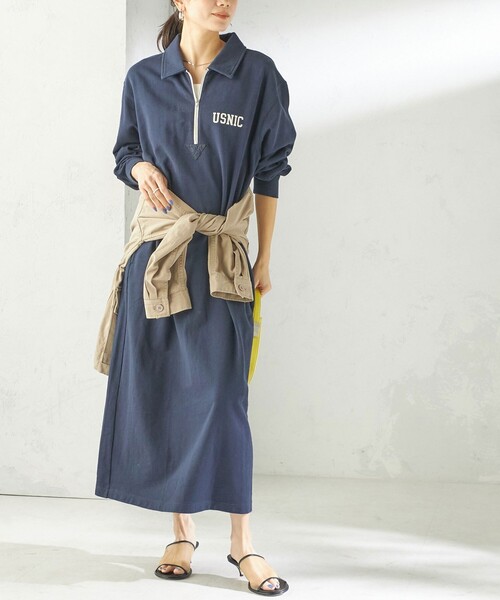 styling/　スウェットワンピース CHIC STYLE（シックスタイル） ワンピース 硫化染スウェット7分袖