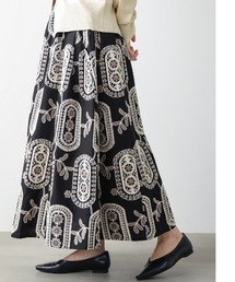 Bou Jeloud | エンブロイダリーフレアスカート(スカート)