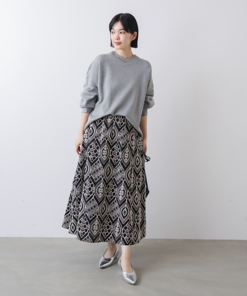 Bou Jeloud（ブージュルード）の「エンブロイダリーフレアスカート（スカート・レディース・A/B・FREE）」の19枚目の写真