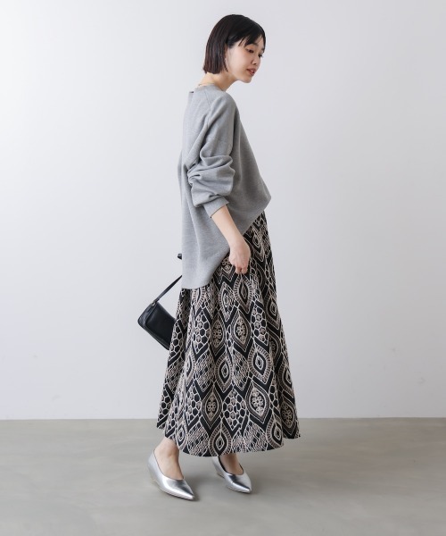 Bou Jeloud（ブージュルード）の「エンブロイダリーフレアスカート（スカート・レディース・A/B・FREE）」の21枚目の写真