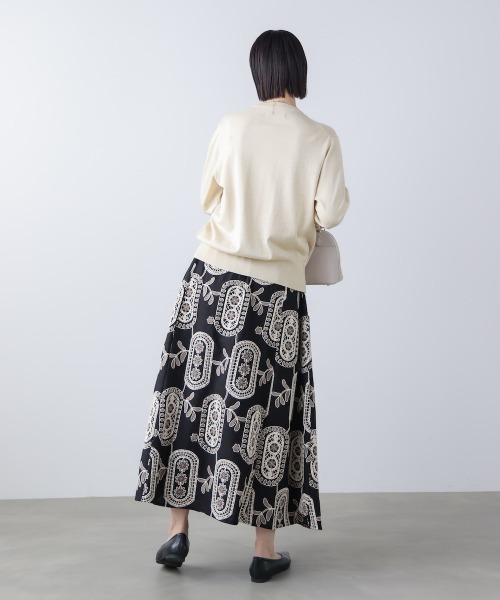 Bou Jeloud（ブージュルード）の「エンブロイダリーフレアスカート（スカート・レディース・A/B・FREE）」の12枚目の写真