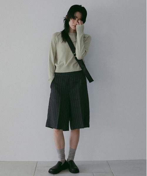 anuke(アンヌーク)の「Raglan Crewneck Knit(ニット/セーター・レディース・ブラウン/ライトグリーン/ナチュラル・FREE)」の9枚目の写真