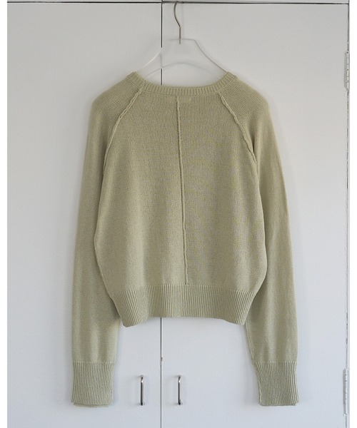 anuke(アンヌーク)の「Raglan Crewneck Knit(ニット/セーター・レディース・ブラウン/ライトグリーン/ナチュラル・FREE)」の17枚目の写真