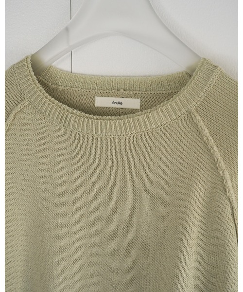 anuke(アンヌーク)の「Raglan Crewneck Knit(ニット/セーター・レディース・ブラウン/ライトグリーン/ナチュラル・FREE)」の18枚目の写真