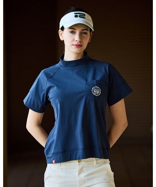 Rosasen/GOLF — сверхлёгкая водоотталкивающая куртка‑парка с коротким рукавом, мокнек
