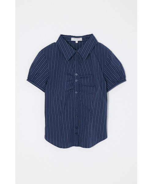 MOUSSY(マウジー)の「SHORT SLEEVE FIT シャツ(シャツ/ブラウス・レディース・ブルー系その他/ピンク/ホワイト/ネイビー系・1/2)」の22枚目の写真