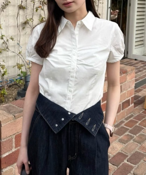 セール】SHORT SLEEVE FIT シャツ（シャツ/ブラウス）｜MOUSSY