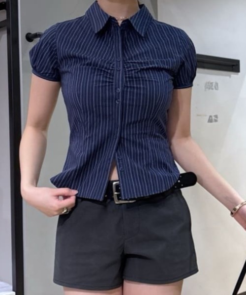 セール】SHORT SLEEVE FIT シャツ（シャツ/ブラウス）｜MOUSSY