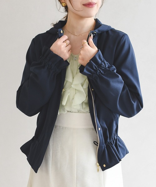 MISCH MASCH(ミッシュマッシュ)の「2026春夏新作 ショートマウンテンパーカー(その他アウター・レディース・ベージュ/ネイビー/ピンク・フリ-)」の11枚目の写真