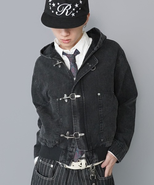 SPINNS（スピンズ）の「短丈ヴィンテージライクファイヤーマンアクティブジャケット/ダブルジップ/リアルツリーカモ/ユニセックス（その他アウター・メンズ・リアルツリーカモ/ブラウン/ブラック・ONESIZE）」の15枚目の写真