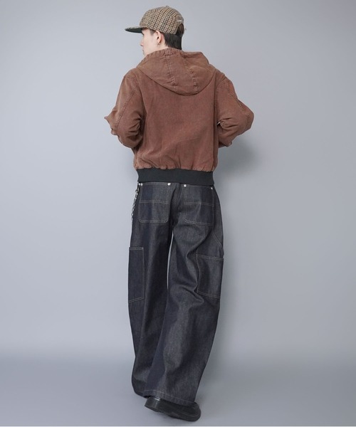 SPINNS（スピンズ）の「短丈ヴィンテージライクファイヤーマンアクティブジャケット/ダブルジップ/リアルツリーカモ/ユニセックス（その他アウター・メンズ・リアルツリーカモ/ブラウン/ブラック・ONESIZE）」の11枚目の写真