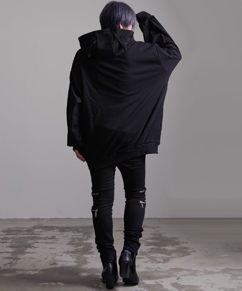 CIVARIZE（シヴァーライズ）の「『CIVARIZE/シヴァーライズ』猫プリントプルオーバーパーカー（パーカー・メンズ・ホワイト/ブラック・FREE）」の7枚目の写真