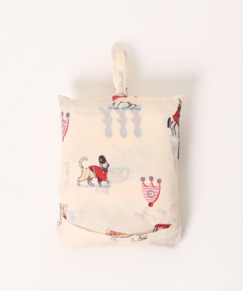 Cath Kidston(キャスキッドソン)の「フォルダウェイ ショッパー Queenies London(エコバッグ/サブバッグ・レディース・クリーム・FREE)」の8枚目の写真