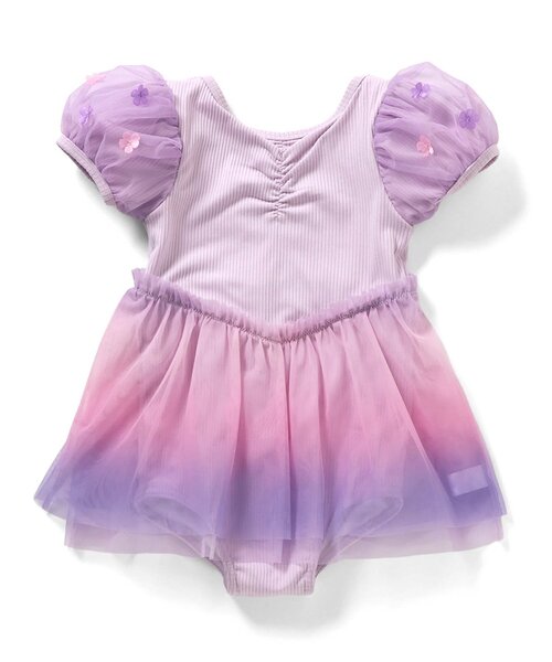 apres les cours（アプレレクール）の「【UVカット】オーロラチュールワンピース水着_ジュニア対応（水着・キッズ・イエロー/ラベンダー・80/90/100/110/120/130/140）」の14枚目の写真