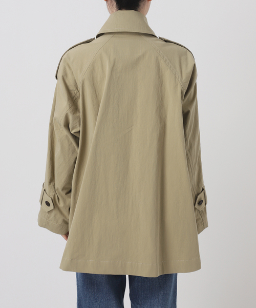 Spick & Span(スピックアンドスパン)の「《一部店舗+WEB限定》Glyph Short Trench Blouson(トレンチコート・レディース・ベージュ・FREE)」の6枚目の写真