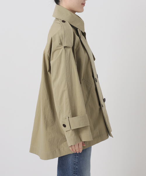 Spick & Span(スピックアンドスパン)の「《一部店舗+WEB限定》Glyph Short Trench Blouson(トレンチコート・レディース・ベージュ・FREE)」の7枚目の写真