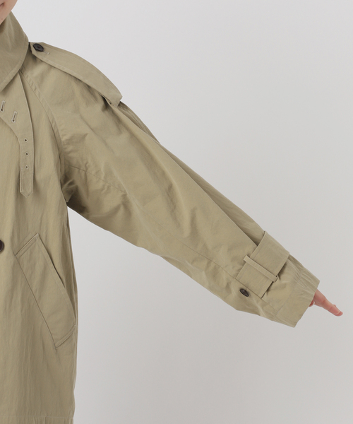 Spick & Span(スピックアンドスパン)の「《一部店舗+WEB限定》Glyph Short Trench Blouson(トレンチコート・レディース・ベージュ・FREE)」の8枚目の写真