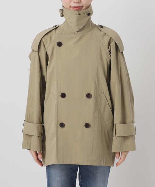 Spick & Span(スピックアンドスパン)の「《一部店舗+WEB限定》Glyph Short Trench Blouson(トレンチコート・レディース・ベージュ・FREE)」の12枚目の写真