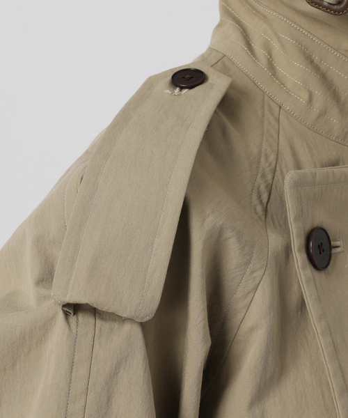 Spick & Span(スピックアンドスパン)の「《一部店舗+WEB限定》Glyph Short Trench Blouson(トレンチコート・レディース・ベージュ・FREE)」の14枚目の写真