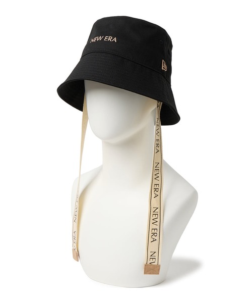 NEW ERA(ニューエラ)の「NEW ERA/ニューエラ ハット バケット01 Sailor Brim ロゴテープ(ニューエラゴルフ)(ハット・レディース・ベージュ/ブラック・M/L)」の3枚目の写真