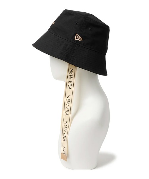 NEW ERA(ニューエラ)の「NEW ERA/ニューエラ ハット バケット01 Sailor Brim ロゴテープ(ニューエラゴルフ)(ハット・レディース・ベージュ/ブラック・M/L)」の5枚目の写真