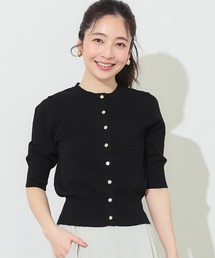 coca（coca）（コカ）の「UVカット半袖カーディガン（カーディガン/ボレロ）」