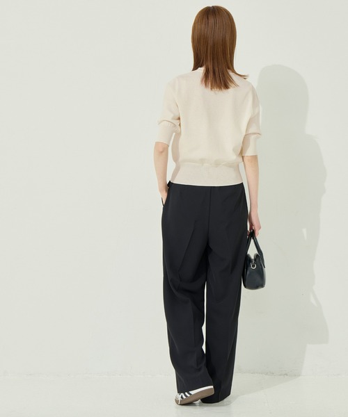 coca（coca）（コカ）の「＼再入荷／ UVカット半袖カーディガン（カーディガン/ボレロ・レディース・アイボリー/ブラック・S/M/L）」の6枚目の写真