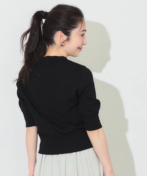 coca（coca）（コカ）の「＼再入荷／ UVカット半袖カーディガン（カーディガン/ボレロ・レディース・アイボリー/ブラック・S/M/L）」の11枚目の写真