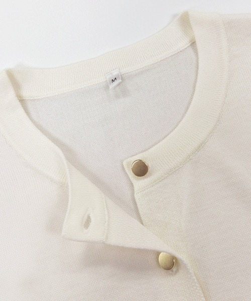 coca（coca）（コカ）の「＼再入荷／ UVカット半袖カーディガン（カーディガン/ボレロ・レディース・アイボリー/ブラック・S/M/L）」の17枚目の写真