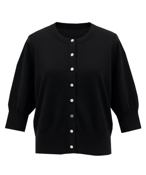 coca（coca）（コカ）の「＼再入荷／ UVカット半袖カーディガン（カーディガン/ボレロ・レディース・アイボリー/ブラック・S/M/L）」の21枚目の写真