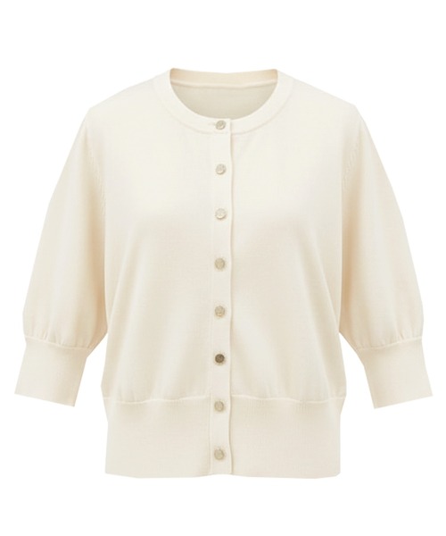 coca（coca）（コカ）の「＼再入荷／ UVカット半袖カーディガン（カーディガン/ボレロ・レディース・アイボリー/ブラック・S/M/L）」の22枚目の写真