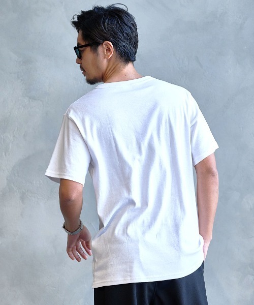 JEMORGAN（ジェーイーモーガン）の「『JEMORGAN LONG JOHNS/ジェーイーモーガンロングジョーンズ』フライス半袖クルーTシャツ【+】（Tシャツ/カットソー・メンズ・チャコール/ブラック/杢グレー/オフホワイト・L/XL/M）」の7枚目の写真