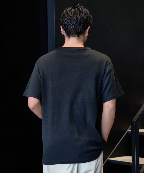 JEMORGAN（ジェーイーモーガン）の「『JEMORGAN LONG JOHNS/ジェーイーモーガンロングジョーンズ』フライス半袖クルーTシャツ【+】（Tシャツ/カットソー・メンズ・チャコール/ブラック/杢グレー/オフホワイト・L/XL/M）」の11枚目の写真
