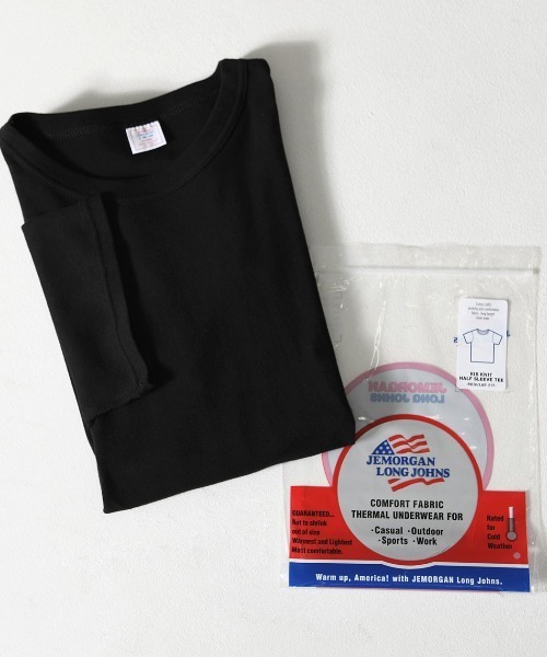 JEMORGAN（ジェーイーモーガン）の「『JEMORGAN LONG JOHNS/ジェーイーモーガンロングジョーンズ』フライス半袖クルーTシャツ【+】（Tシャツ/カットソー・メンズ・チャコール/ブラック/杢グレー/オフホワイト・L/XL/M）」の14枚目の写真