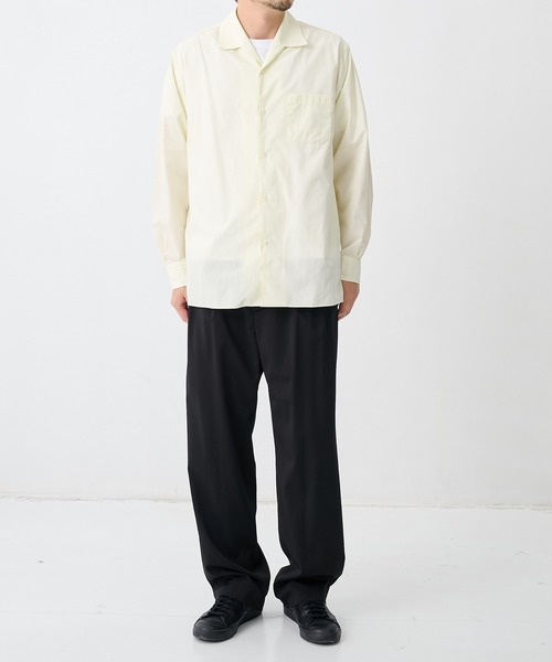 MARKAWARE】ITALIAN OPEN COLLAR SHIRT(オーガニックGIZA80/1タイプ