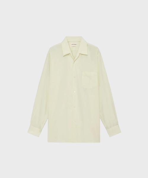 markaware(マーカウェア)の「【MARKAWARE/マーカウェア】ITALIAN OPEN COLLAR SHIRT(オーガニックGIZA80/1タイプライター / イタリアンオープンカラーシャツ)(シャツ/ブラウス・メンズ・イエロー/ライトブルー・2)」の6枚目の写真