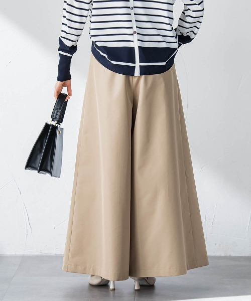 LAUTREAMONT(ロートレアモン)の「スーパーワイドチノパンツ≪花粉防止/撥水≫(チノパンツ・レディース・ネイビー/ベージュ・9号/7号)」の17枚目の写真