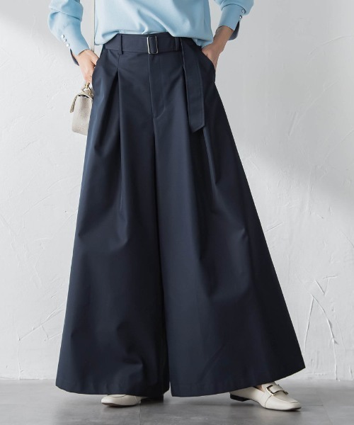 LAUTREAMONT(ロートレアモン)の「スーパーワイドチノパンツ≪花粉防止/撥水≫(チノパンツ・レディース・ネイビー/ベージュ・9号/7号)」の15枚目の写真