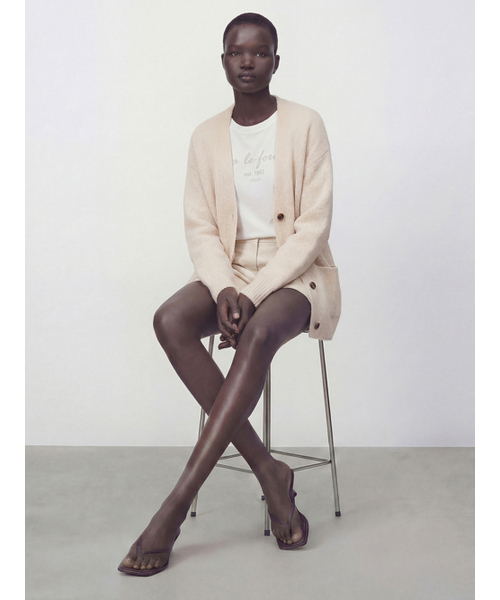 ACUD(アクド)の「Suri Alpaca Heavy Cardigan _Cream(ニット/セーター・レディース・Cream・FREE)」の3枚目の写真