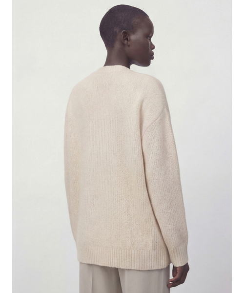 ACUD(アクド)の「Suri Alpaca Heavy Cardigan _Cream(ニット/セーター・レディース・Cream・FREE)」の5枚目の写真