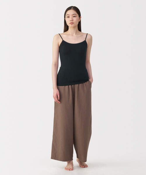 無印良品（ムジルシリョウヒン）の「婦人　ストレッチキャミソール（インナーウェア/肌着・レディース・ブラック/グレー/ホワイト・S/M/L/XL）」の4枚目の写真