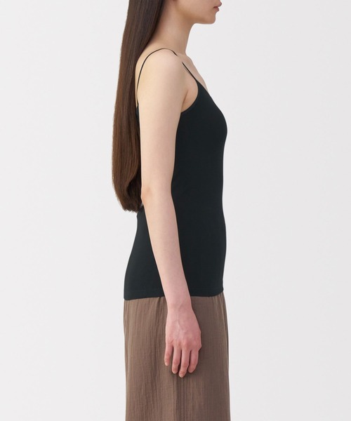 無印良品（ムジルシリョウヒン）の「婦人　ストレッチキャミソール（インナーウェア/肌着・レディース・ブラック/グレー/ホワイト・S/M/L/XL）」の22枚目の写真