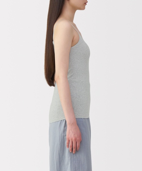 無印良品（ムジルシリョウヒン）の「婦人　ストレッチキャミソール（インナーウェア/肌着・レディース・ブラック/グレー/ホワイト・S/M/L/XL）」の16枚目の写真